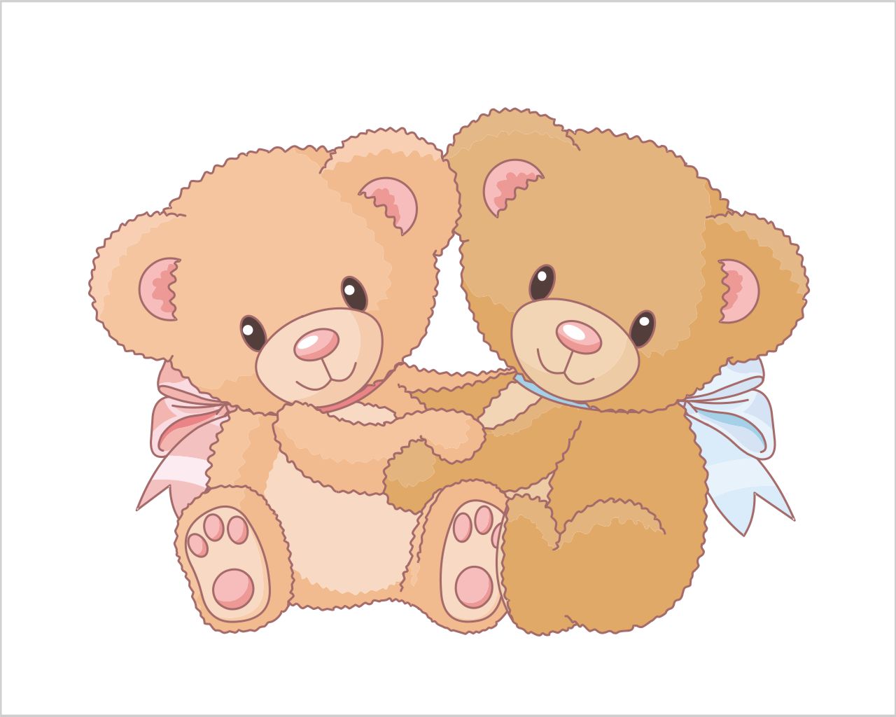 DOLCISSIMI ORSETTI Infanzia Adesivo murale Interni & Decori Adesivi Murali , Wall