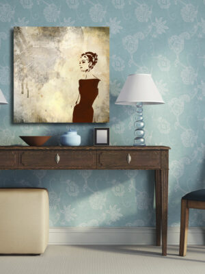 Quadro moderno arte "AUDREY HEPBURN VINTAGE" - Stampa su tela