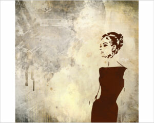 Stampa su tela- audrey