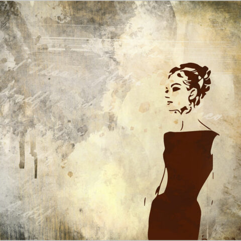 Stampa su tela- audrey