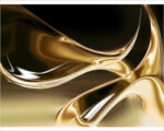 Quadro moderno astratto "ORO LIQUIDO" - Stampa su tela