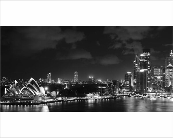 Quadro moderno Sidney "LUCI SULLA BAIA"