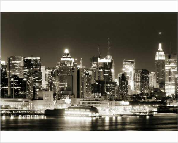 Quadro moderno New York "GRATTACIELI A MANHATTAN" - Stampa su tela