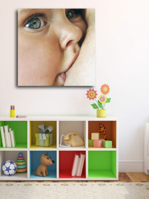 Quadro moderno bambini "TENERA PUREZZA" - Stampa su tela