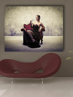 Quadro moderno bellezza "FASCINO DI DONNA"