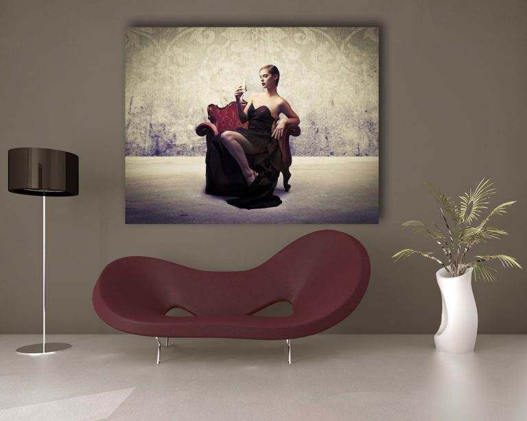 Quadro moderno bellezza "FASCINO DI DONNA"