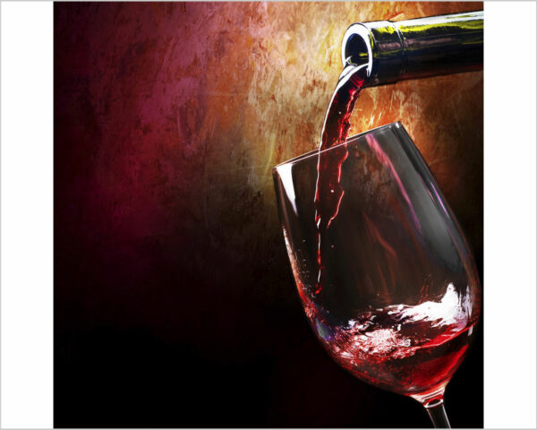 Quadro moderno food "OTTIMO VINO D'ANNATA"- Stampa su tela