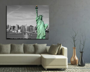 Quadro moderno New York "VISTA SULLA BAIA"