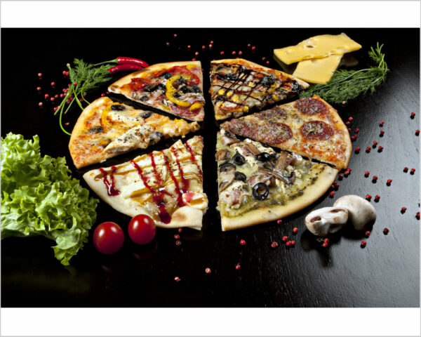 Quadro moderno pizza "TRADIZIONE ITALIANA" - Stampa su tela