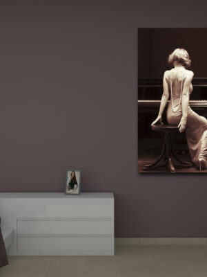 Quadro moderno bellezza donna "FASCINO DI ALTRI TEMPI"