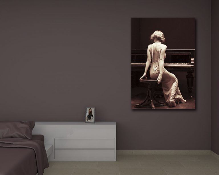 Quadro moderno bellezza donna "FASCINO DI ALTRI TEMPI"