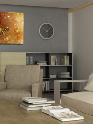 Quadro moderno arte "FARFALLA TRA DECORI" - Stampa su tela