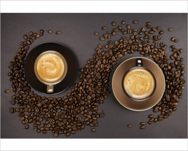 Quadro moderno caffè "PIACERE INFINITO" - Stampa su tela