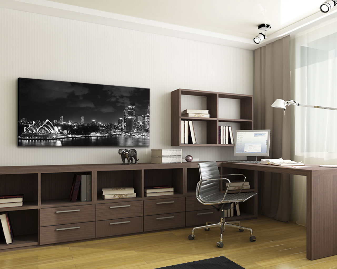 Quadro moderno Sidney "LUCI SULLA BAIA"