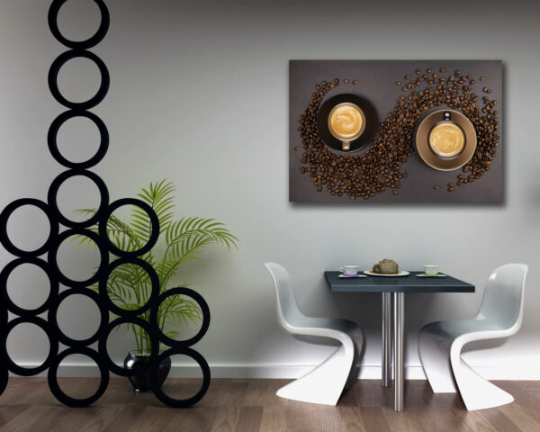 Quadro moderno caffè "PIACERE INFINITO" - Stampa su tela