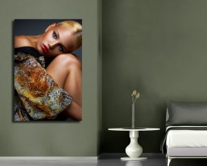 Stampa su tela - ragazza fashion