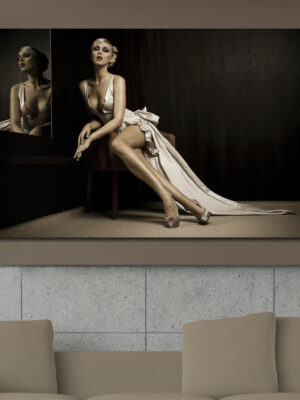 Quadro moderno bellezza "RIFLESSO DI DONNA"