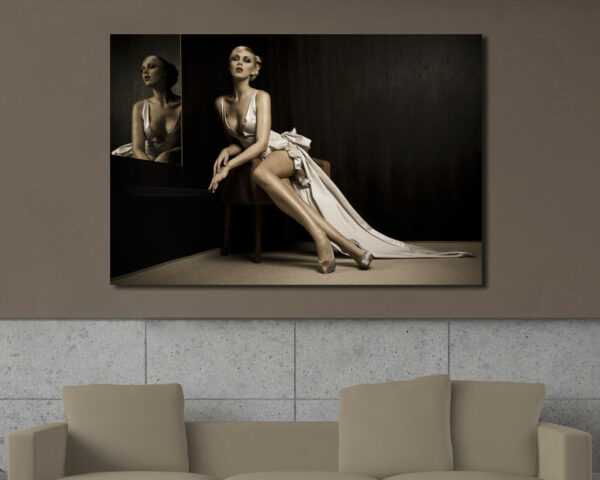 Quadro moderno bellezza "RIFLESSO DI DONNA"