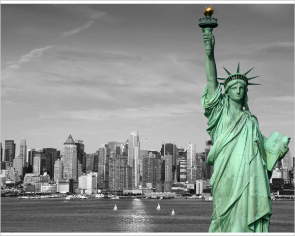 Quadro moderno New York "VISTA SULLA BAIA"