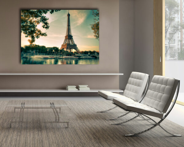 Quadro moderno Parigi "SOTTO LA TORRE EIFFEL"- Stampa su tela