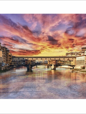 tramonto su firenze
