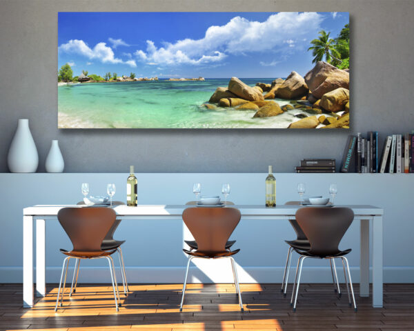 Quadro moderno natura mare "PARADISO TROPICALE" - Stampa su tela