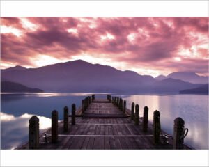 pontile sul lago