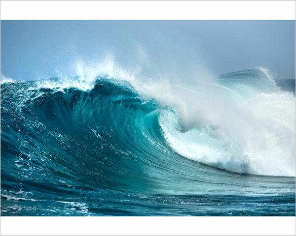 Quadro moderno mare "SULLA CRESTA DI UN'ONDA" - Stampa su tela