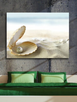 Quadro moderno natura mare "PERLA PREZIOSA" - Stampa su tela