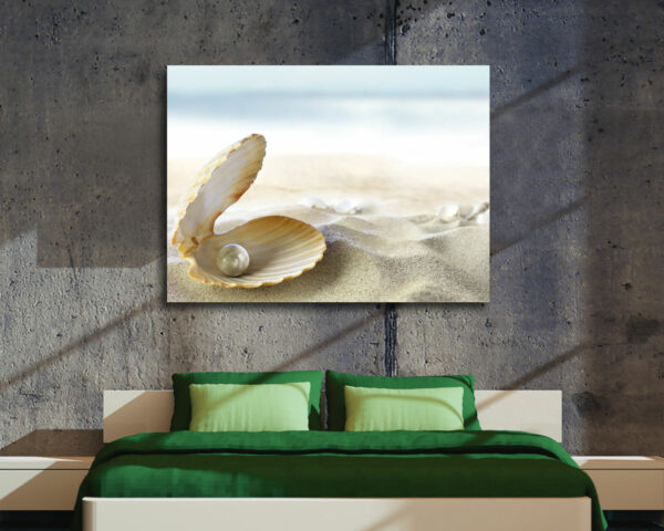 Quadro moderno natura mare "PERLA PREZIOSA" - Stampa su tela