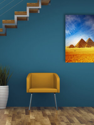 Quadro moderno "PIRAMIDI NEL DESERTO" - Stampa su tela