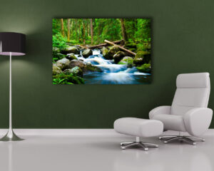 Quadro moderno natura "TORRENTE IMPETUOSO" - Stampa su tela