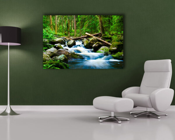 Quadro moderno natura "TORRENTE IMPETUOSO" - Stampa su tela