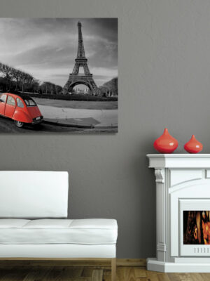 Quadro moderno città "PER LE STRADE DI PARIGI"