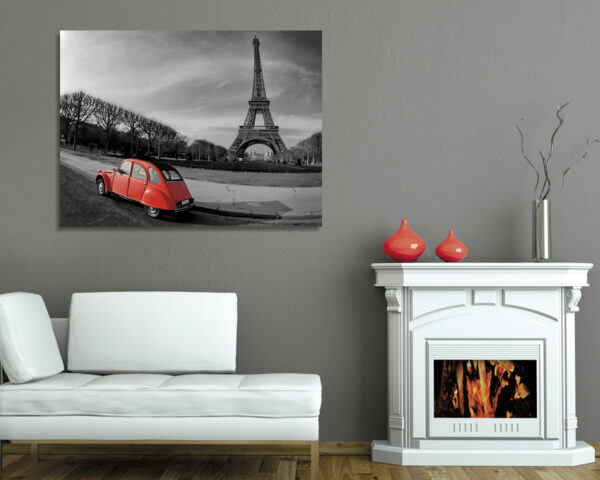 Quadro moderno città "PER LE STRADE DI PARIGI"