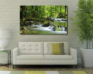 Quadro moderno natura "RUSCELLO DI MONTAGNA" - Stampa su tela