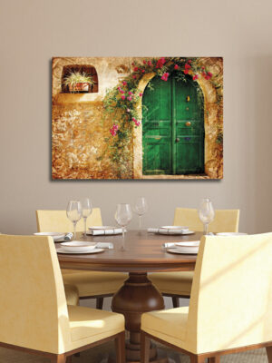 Quadro vintage "CARTOLINA RETRÒ" - Stampa su tela