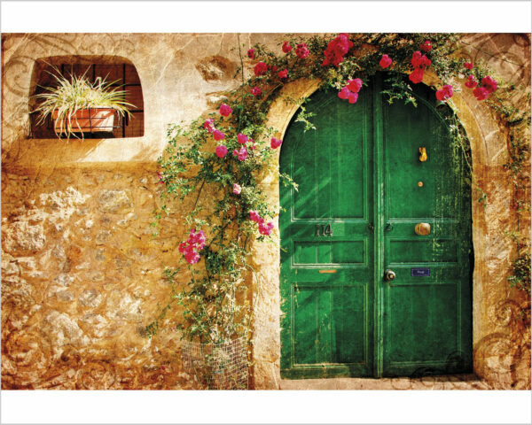 Quadro vintage "CARTOLINA RETRÒ" - Stampa su tela