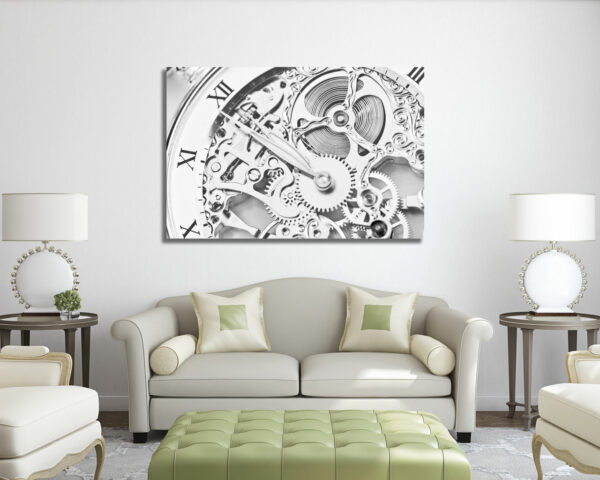 Quadro vintage "INGRANAGGI PERFETTI" - Stampa su tela