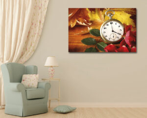 Quadro vintage "OROLOGIO ANTICO" - Stampa su tela