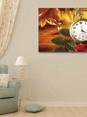 Quadro vintage "OROLOGIO ANTICO" - Stampa su tela