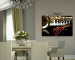 Quadro vintage musica "STRUMENTI MUSICALI" - Stampa su tela