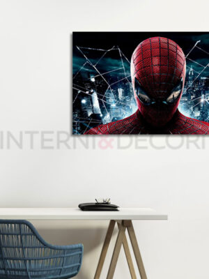 Quadro moderno cinema "SPIDERMAN SULLA CITTÀ"