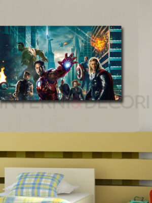 Quadro moderno cinema "THE AVENGERS MOVIE" - Stampa su tela