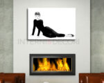 Quadro moderno Audrey Hepburn "ICONA DI STILE" - Stampa su tela