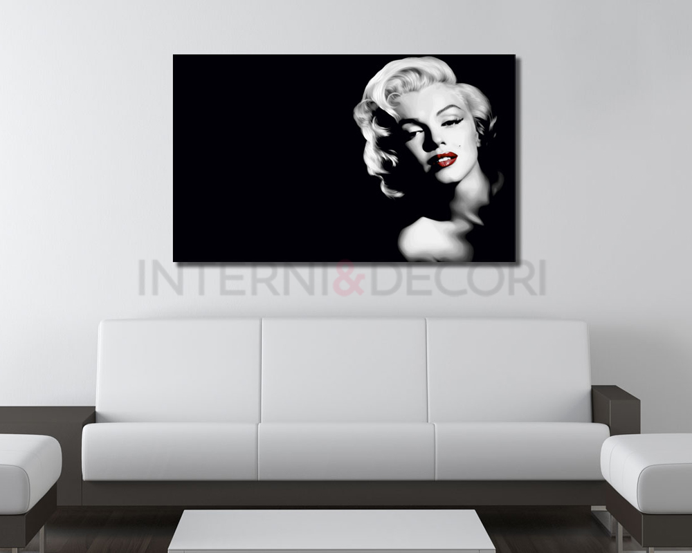 Quadro moderno cinema “DIVINA MARILYN” – Stampa su tela - Interni & Decori