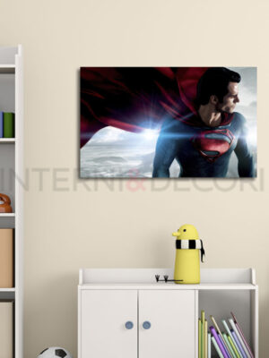 Quadro moderno cinema "SUPERMAN UOMO D'ACCIAIO" - Stampa su tela