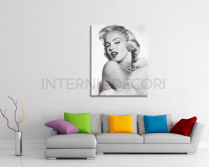 Quadro moderno Marilyn Monroe "ICONA DI BELLEZZA"