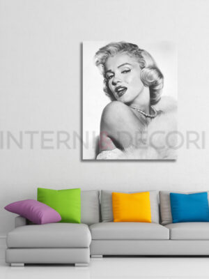 Quadro moderno Marilyn Monroe "ICONA DI BELLEZZA"