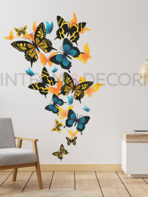 Adesivo da parete "FARFALLE IN VOLO"